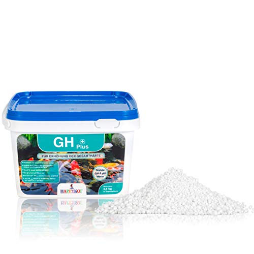 HAPPYKOI® GH Plus para Aumentar la dureza Total del Agua en Forma de granulado HAPPYKOI® GH Plus GH Plus 2,5 kg