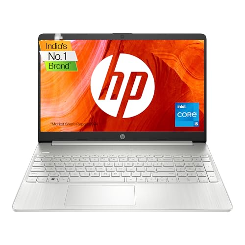 Image of HP Laptop 15, 12th Generation Intel Core i5-1235U,15.6-inch(39.6 cm),FHD,8GB DDR4 RAM,1TB SSD,Intel Iris Xe Graphics, Backlit Kb,Dual Speakers,Win 11 + MSO'21,Natural Silver,1.69 kg,15s-fq5331TU