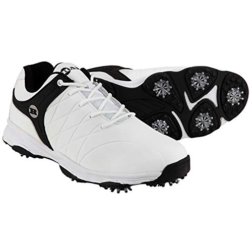 RAM Golf FX Tour Mens Waterproof Golf Shoes - White/Black 9 RAM Golf FX Tour Mens Waterproof Golf Shoes - White/Black 9