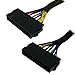 COMeap 24 Pin to 14 Pin ATX PSU Main Power Adapter Braided Sleeved Cable for IBM Lenovo PCs and Servers 12-inch(30cm) (Long Type)