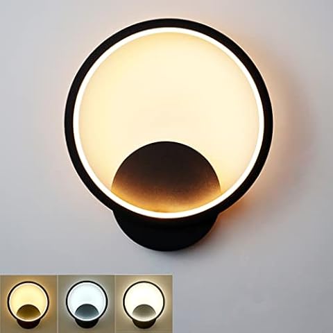 ZTWLEED Wandleuchte Innen 12W Moderne Wandlampe LED Cover