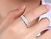 Dankadi Simple Fashion S925 Sterling Silver Ring Smooth Plain Dome Comfort Solid Silver Ring Wedding Engagement 3.5 mm Ring Size 3-13#(Fashion style, 9)