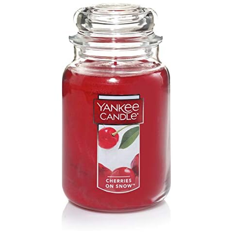 Yankee Candle Cherries On Snow Scented Jar Candle Cover