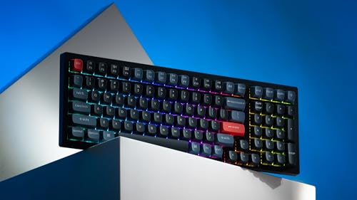 Image of Keychron K4 Pro QMK /VIA Wireless Mechanical Keyboard /Fully Assembled (Hot-Swappable) / White Backlight K Pro Brown /Black