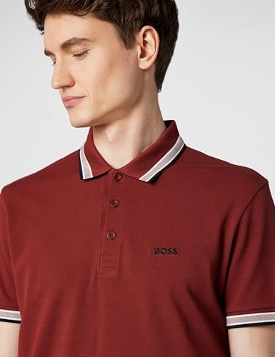 Image of BOSS Mens Paddy Short Sleeve Polo Shirt