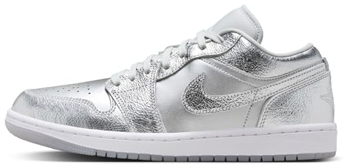 NIKE Jordan Women's Air 1 Low SE Metallic Silver/Photon Dust (FN5030 001) - 11.5