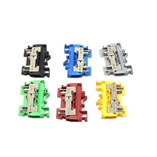 Bloque de terminales de prueba URTK/S en carril DIN de 6mm² para corriente segura 6