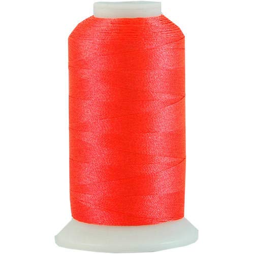Image of ThreadArt Polyester Machine Embroidery Thread, 1000M 40wt, Neon Coral 954