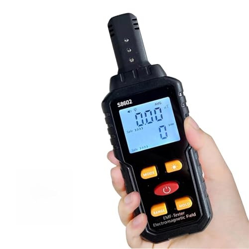 Medidor Gauss S8602 Digital 3-en-1 EMF Portátil miniatura 1