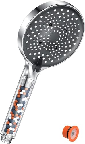 YEAUPR PRO 130mm Filter Shower Head with 6 Modes