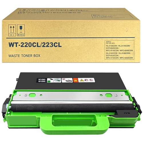 Boîte de toner usagée WT-220CL compatible Brother HL-3140CW et MFC-9130CW de 50000 pages