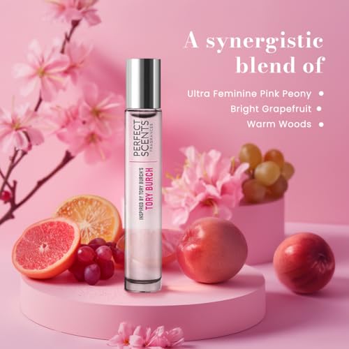 Image of Perfect Scents Fragrances, Inspired by Tory Burch's Tory Burch, High-Quality Rollerball, Women's Eau de Toilette, Vegan, Paraben-Free, Phthalate-Free, Never Tested on Animals, 0.34 Fluid Ounces