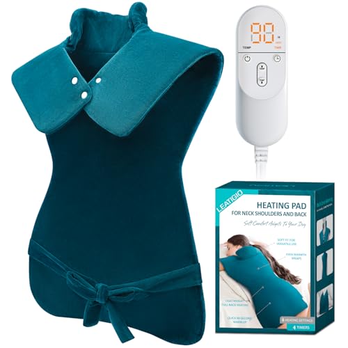 Heating Pad for Neck Shoulders Back Pain Relief, Electric Extra