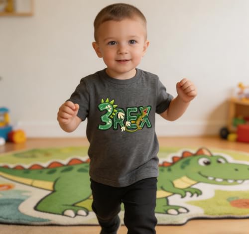 Image of Toddler Boys Girls 3rd Birthday Shirts for Baby Kids 3 Years Old Birthday Outfit for Party Short Sleeve Tshirt