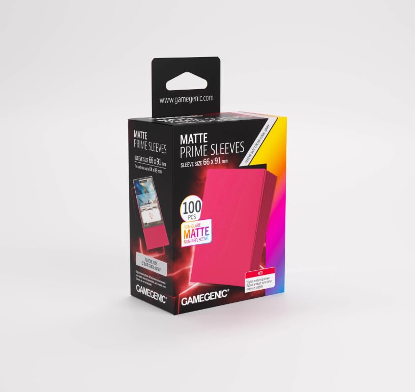 Gamegenic | Unit Gamegenic Matte Prime Sleeves 100 Pack | TCG Accessory
