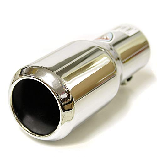 Embout D'echappement De Voiture En Acier Inox Chrome Universel