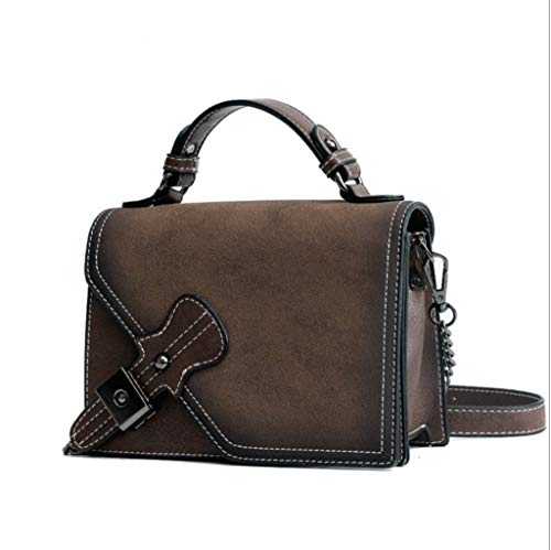 Sac à chaîne noir pour femme style rétro et diagonale d'épaule