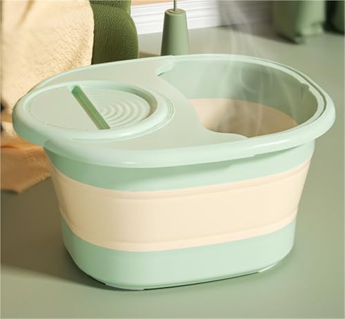 Bañera Plegable para Pies Verde con Tapa miniatura 3