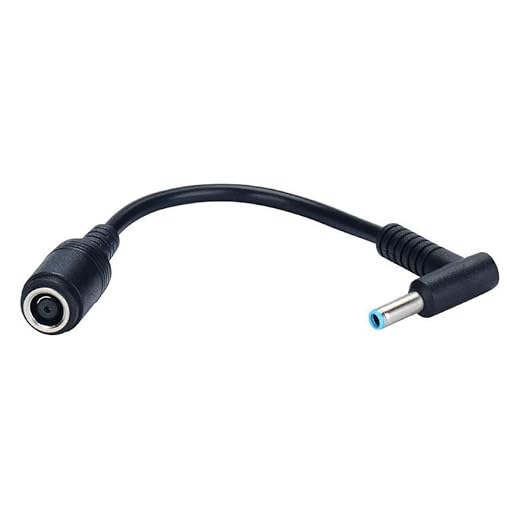 FASTELECTRIC 7.4mm to 4.5mm Connector for HP Laptop Charger Adapter and Tip Converter for Probook Notebook Elitebook f211wm f233wm Envy 17 13 15