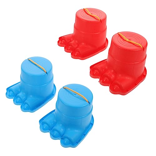 ARTSEWPLY 2Pairs Stilts Agility Training Outdoor Jumping Game Props for Balance Skills Development Slip Design Safe Material for and Coordination