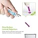 AUVON Lancing Device with Less Pain Design, Blood Sample Pen and Twist Top 100pcs 30 Gauge Lancets for Blood Sugar Level Monitoring