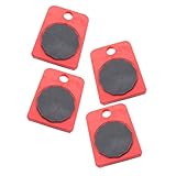 BIUDECO 4 Pezzi Pz Ruote Scorrevoli per Mobili Pesanti Pad Antiscivolo con Rotelle per Spostamento Facile di Letti Frigoriferi e Armadi Strumenti per Traslochi Domestici