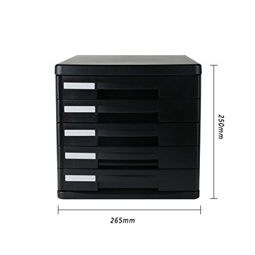 WAOBE-Desktop-File-Cabinet-5-Drawer-Mini-Desk-File-Organizer-Cabinet-Organizer-Great-For-Filing-Organizing-Paper-Documents-Tools-Kids-Craft-SuppliesGray