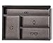 Valet Tray Charging Station for Apple Android devices & Accessories.Desk dresser bedside stand tabletop nightstand Drawer. Holds jewelry keys phone wallet watch etc. Organize with leather look. Buxton
