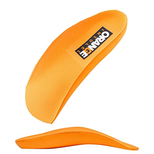 Image of Orange Light A 3 /4 Orthotic Insoles Fits Men's Shoe 3.5-5, Women's 5-6.5