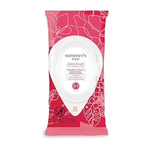 Summer’s Eve Blissful Escape Daily Refreshing Feminine Wipes, Removes Odor, pH balanced, 32 Count