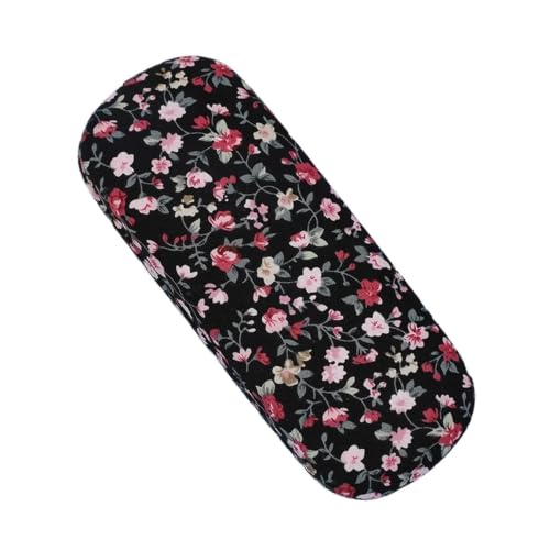 Étui à lunettes de soleil rétro à fleurs pour vos vacances et sorties en terrasse