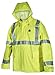 MCR Safety BJ38JHM Big Jake Class-3 Flame Resistant Jacket PVC/Nomex, Medium, Fluorescent Lime