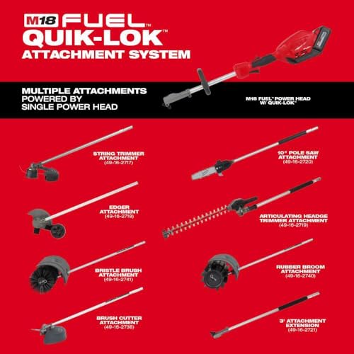 3 Ft. Attachment Extension For Milwaukee Tool 49-16-2721 M18 Fuel Quik-Lok