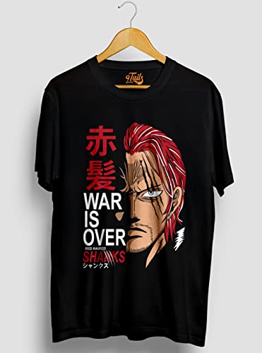 Image of 9tails Club - War is Over - Red Haired Shanks Mens Regular Anime T Shirt