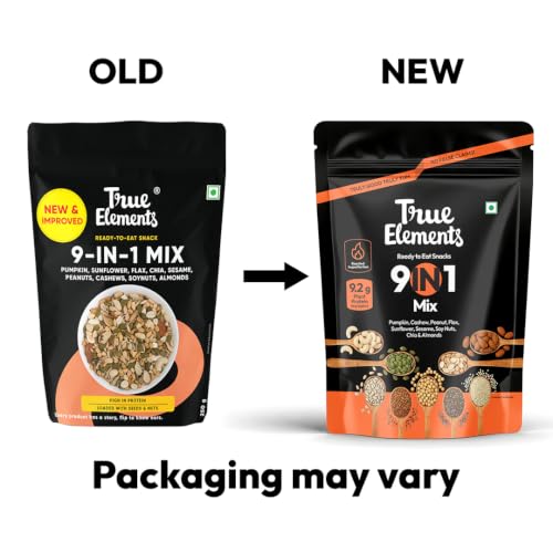 Image of True Elements Seeds Mix - 9 in 1 Mixed Seeds 500g | Seed Mix for Eating | Healthy Snacks | Diet Food | Diet Snacks