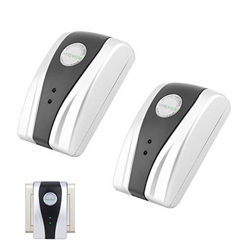 2 Pack Power Energy Saver Plug in Power Saving Box Electricity Reducer Smart Energy Saver Device, 28KW Power Factor Saver House Electric Bill Killer Voltage Stabilizer Energy Power Saving Device