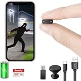 【Free 64G】 Smallest Wireless Battery Camera,HD1080P Security Camera,Baby Monitor Nanny Cam with Video Recording Live Feed Night Vision,Motion Detection,Cloud Storage for Security with iOS Android