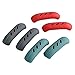 BIBABLYKE 2 Pieces Silicone Handle Sleeve Heat Insulation Covers Ear Clip Pan Handle Sleeves 3 Colors Choose