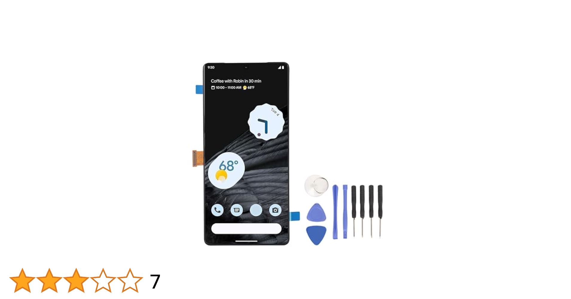 Zphoneさん専用 Google Pixel 7 ホワイト 画面ひび割れあり 2025
