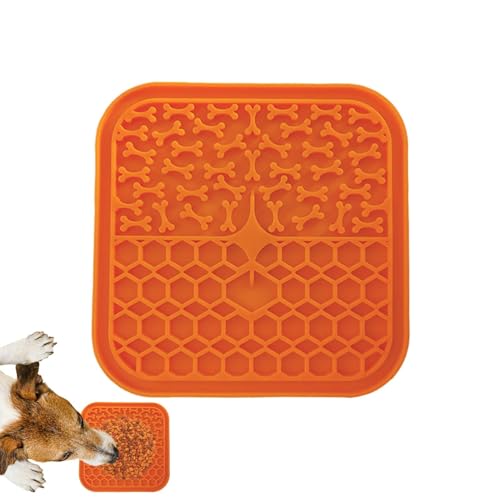 Nankoyal Alfombrilla para lamer Cachorros, Alfombrilla para lamer Perros,Alfombrilla de Silicona para alimentación Lenta de Mascotas | Alfombrilla de Silicona para lamer para Perros y Gatos,