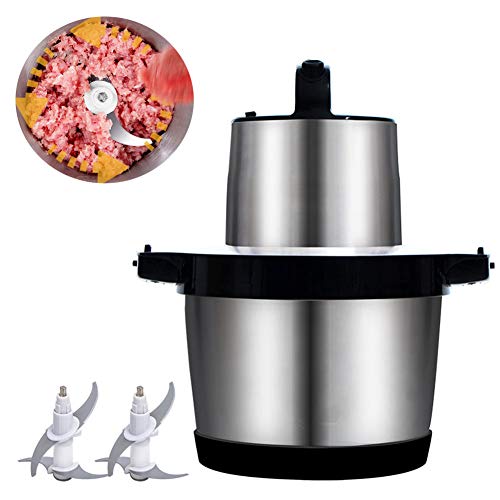 Fleischwolf, Küchenmaschine,2-Fach Verstellbarer Edelstahl Mit Großer Kapazität,Multifunktionaler 6l-fleischwolf,Geeignet Für