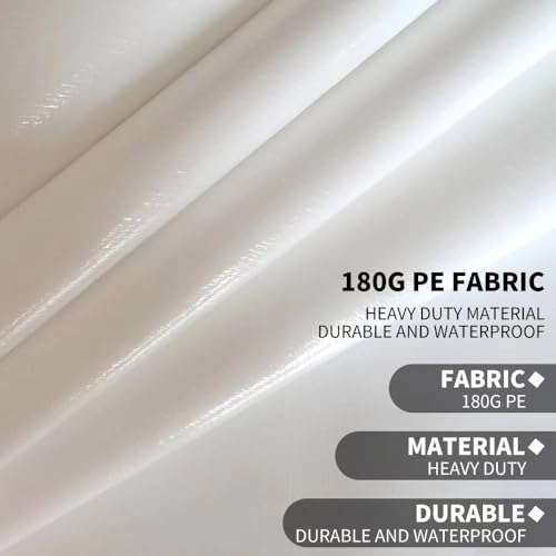 Image of 10'x20' Carport Canopy Replacement Cover White (Top Only)
