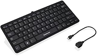 IOGEAR Classroom Portable Wired Keyboard for Tablets with OTG Adapter