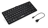 IOGEAR Classroom Portable Wired Keyboard for Tablets with OTG Adapter