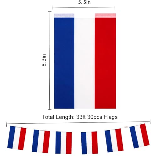 Image of Netherlands Flags Dutch String Flag Banners for Patriotic Events Independence Day Sports Bars Inside Outside Decorations 33 Feet 30 Flags