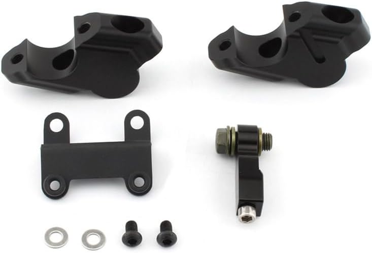 Motorcycle Handlebar Risers Kit Clamp with Offset Brakehose Extension Adapter Speedometer Relocation for YAMAHA MT-07 MT07 2021-2022