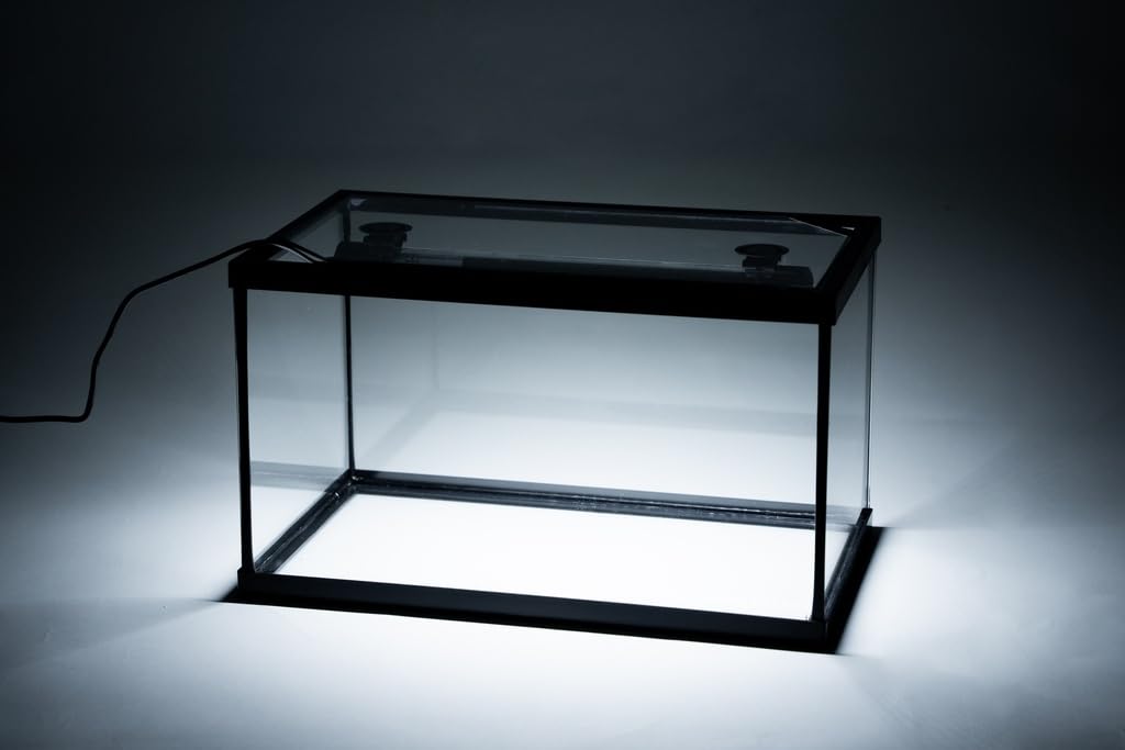 Acuario Cristal Pecera Cristal con Tubo LED (5,5-54 litros) (54 litros)