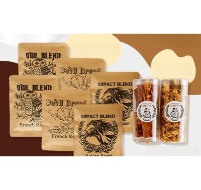 (ギフトに使える)自家焙煎珈琲の「ビター」ドリップバッグと焼き菓子2種のギフト