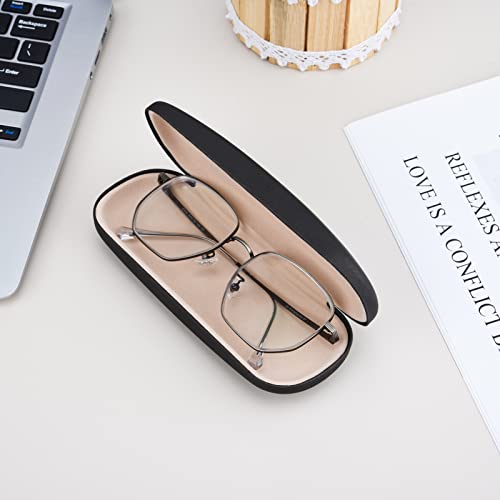 Fanshiontide 2 Stücke Brillenetui Hardcase, Hartschalen Brillenetui Brillenbox für Brillen und Lesebrille, Geeignet für Damen, Herren, Kinder