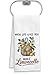 CoCray66 When Life Gives You Make Limoncello Kitchen Towel - Funny Cute Lemon Towel Gift for Wine Lover - Humor Sarcastic - Winemaker - Housewarming Gift - Soft & Absorbent Kitchen Towels